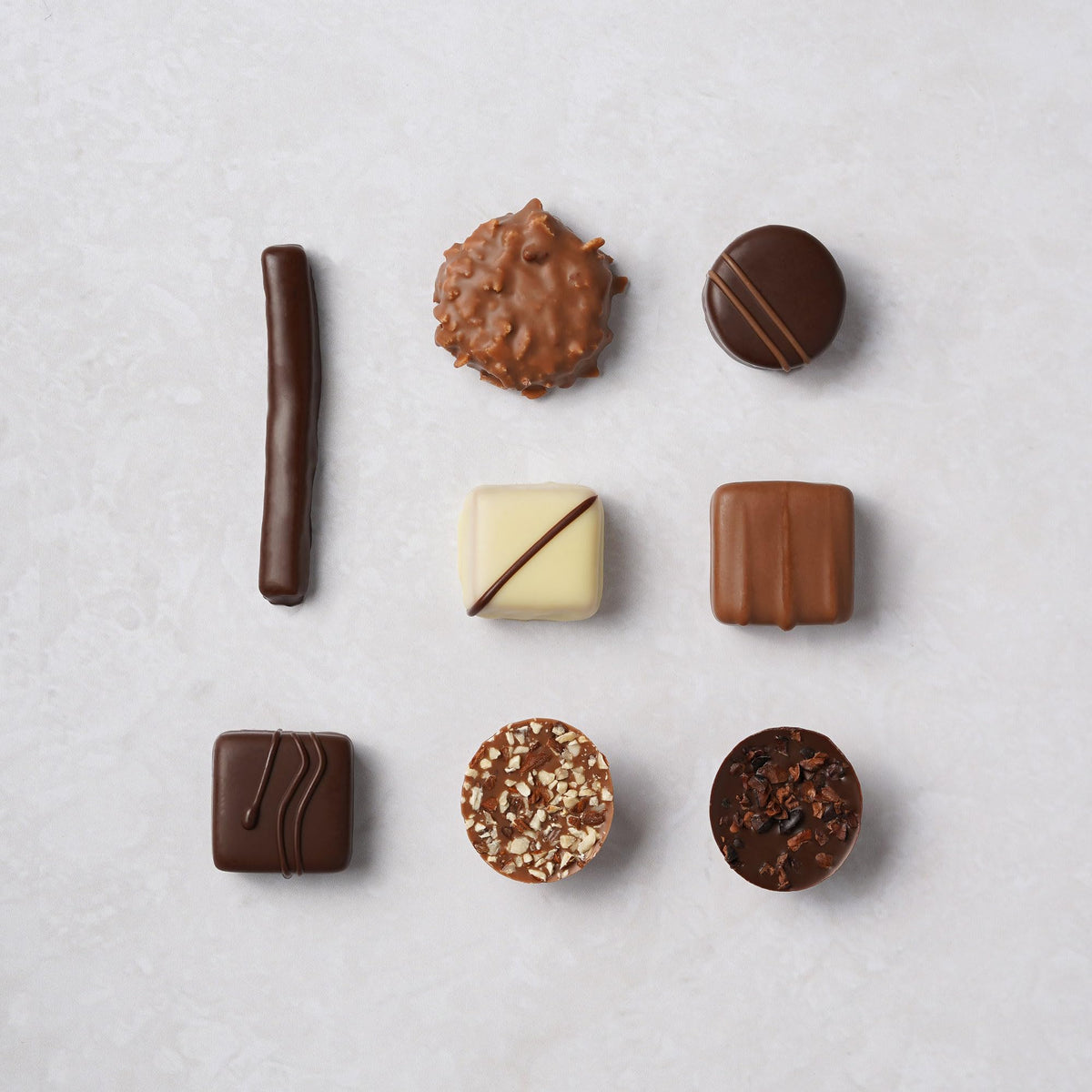 Valrhona - Premium French Assorted Gift Box of 25 Chocolate Bonbons 230G, Gourmet French Chocolate, Perfect Holiday Gift