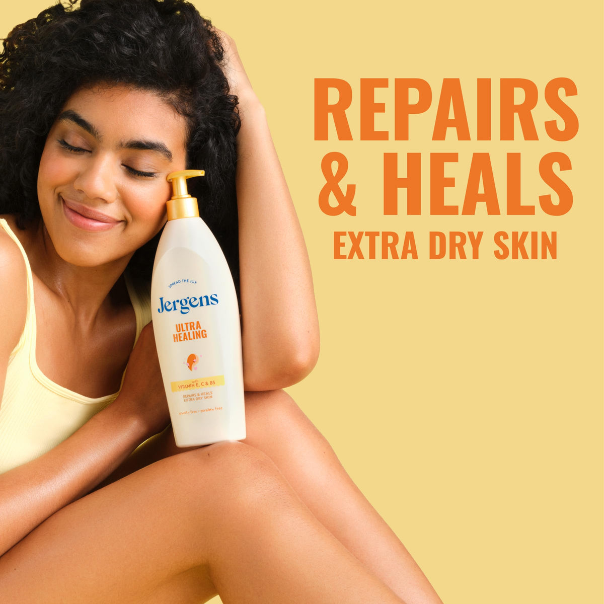 Jergens Ultra Healing Body Lotion, Moisturizer for Dry Skin, 32 fl oz