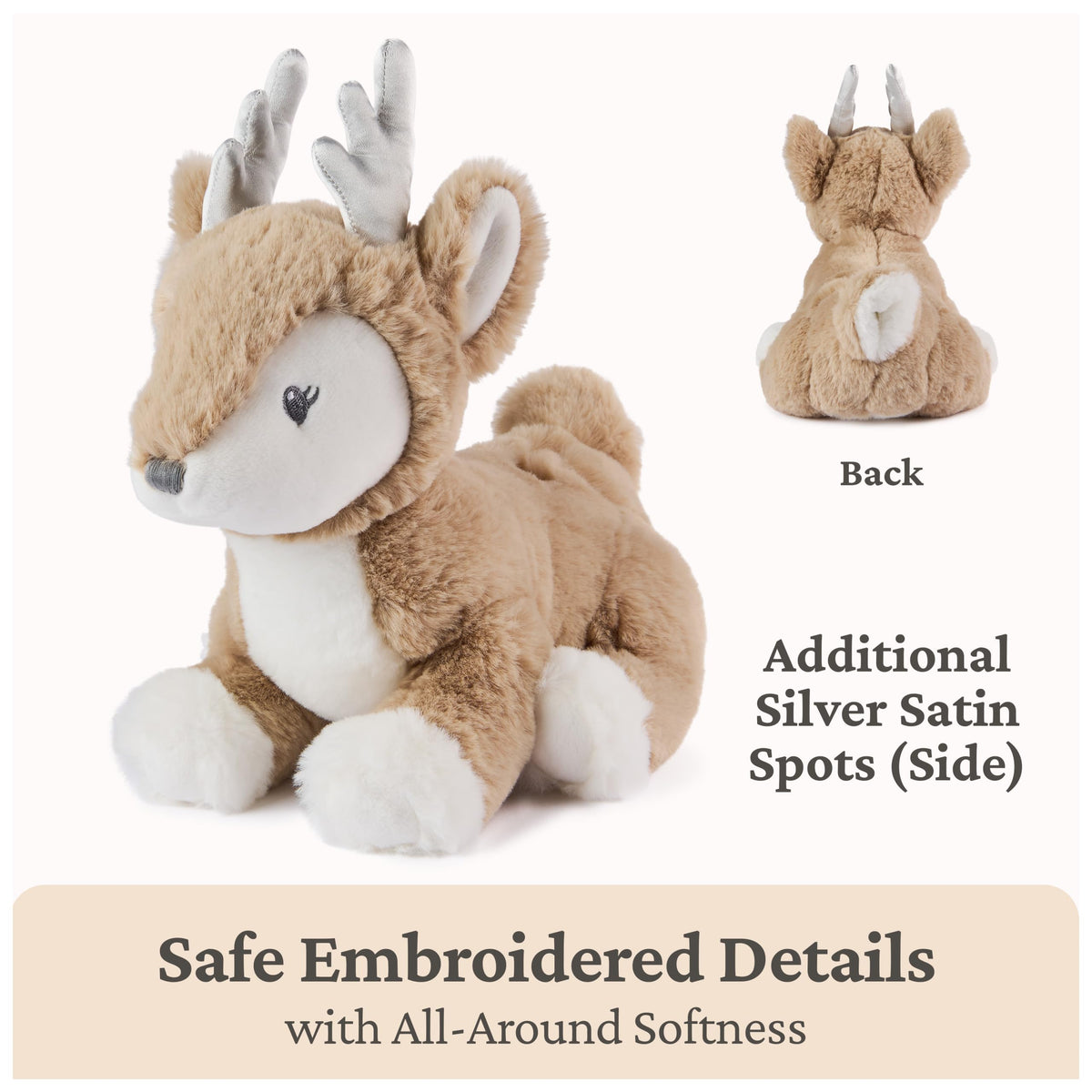 GUND Baby Playful Pals Maple Deer 10-Inch Plush Toy, Ages 0+