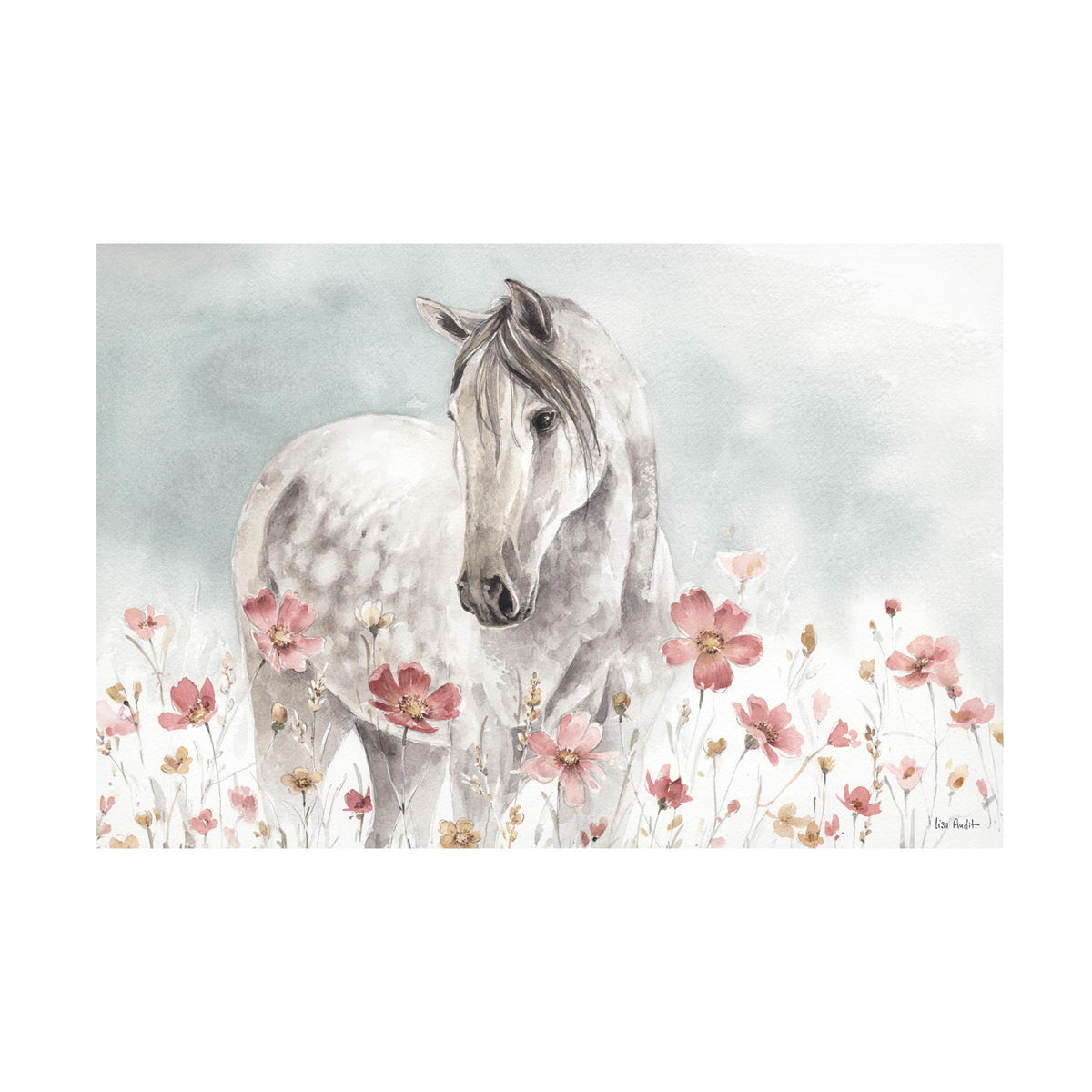 Lisa Audit 'Wild Horses I' Canvas Art