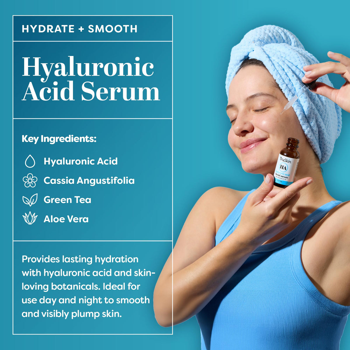TruSkin Serum Trio with Vitamin C, Retinol & Hyaluronic Acid, 1 fl oz Each