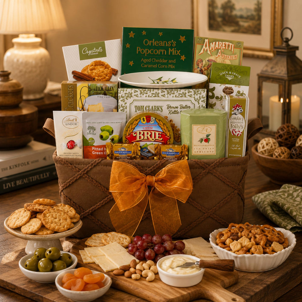 Alder Creek Gift Baskets The Ambassador Sweet and Savory Gift Basket Gift for Women, Men, College, Appreciation, Thank You, Birthday, Corporate, Get