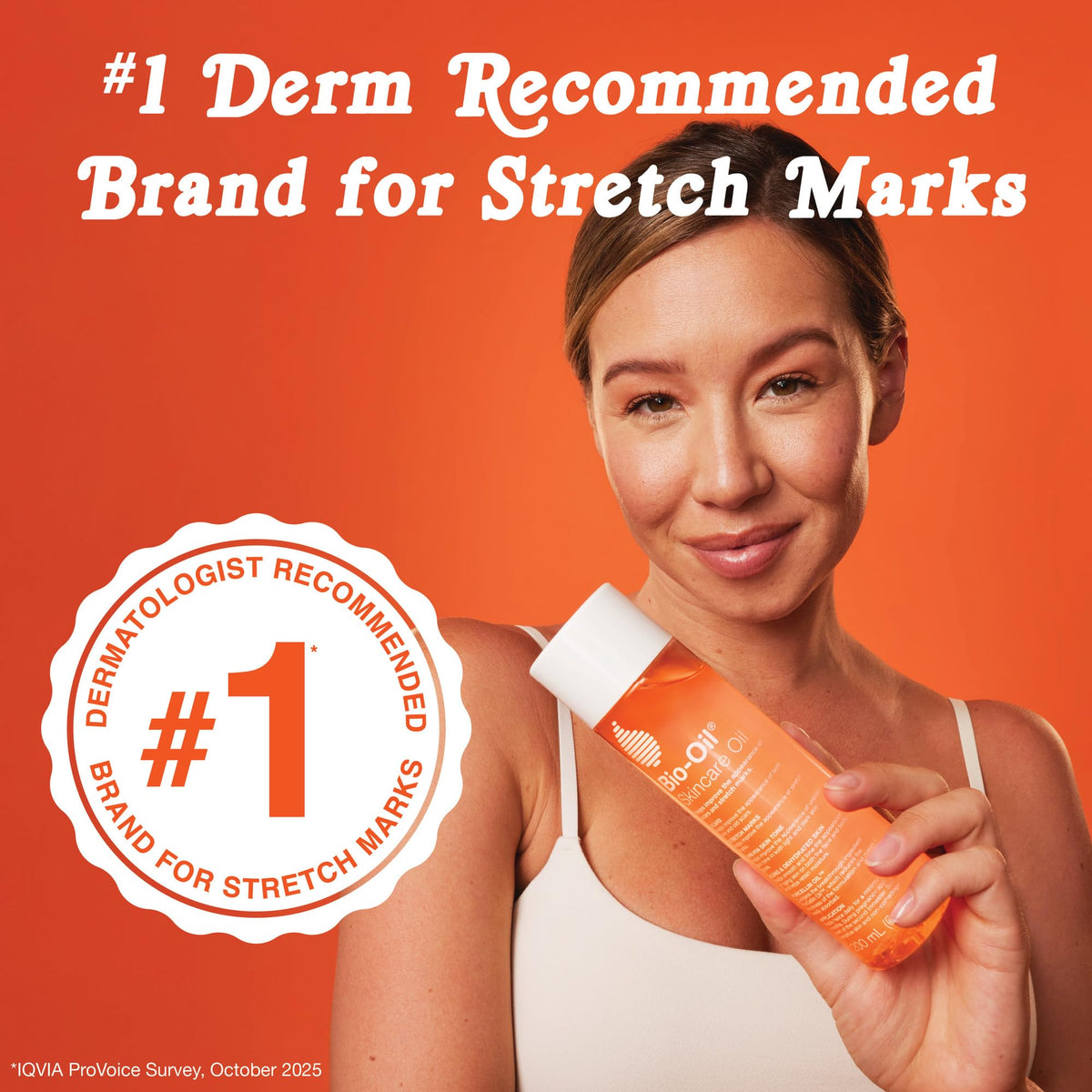 Bio-Oil Skincare Body Oil Serum, Scars & Stretch Marks, 6.7 fl oz