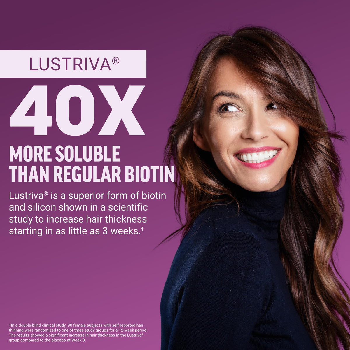 Force Factor Hair Growth Accelerator Soft Chews with Lustriva