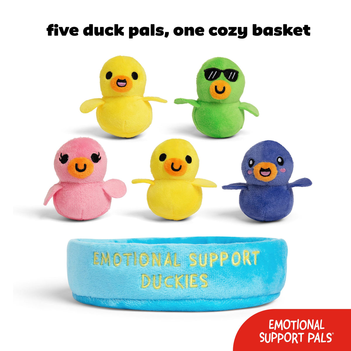 Emotional Support Pals Duckies, Cute Stuffed Animals by Relatable