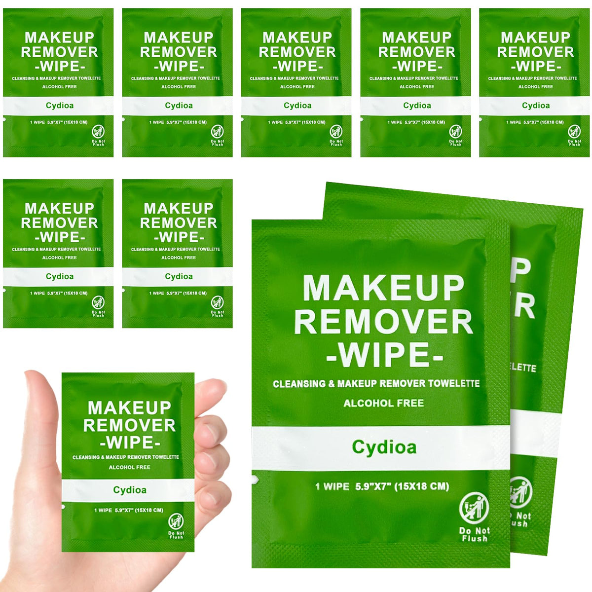 100 Makeup Remover Wipes In Bulk, Gentle Cleansing Travel Makeup Wipes