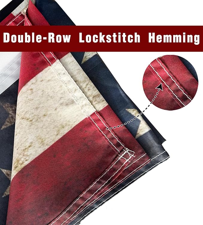 Amarica is Back Flag 3x5 Ft Double Sided Faith Over Fear Banner, Christian American Flags for Outside Christian Banners with Brass Grommets Outdoor House Decorations Flag