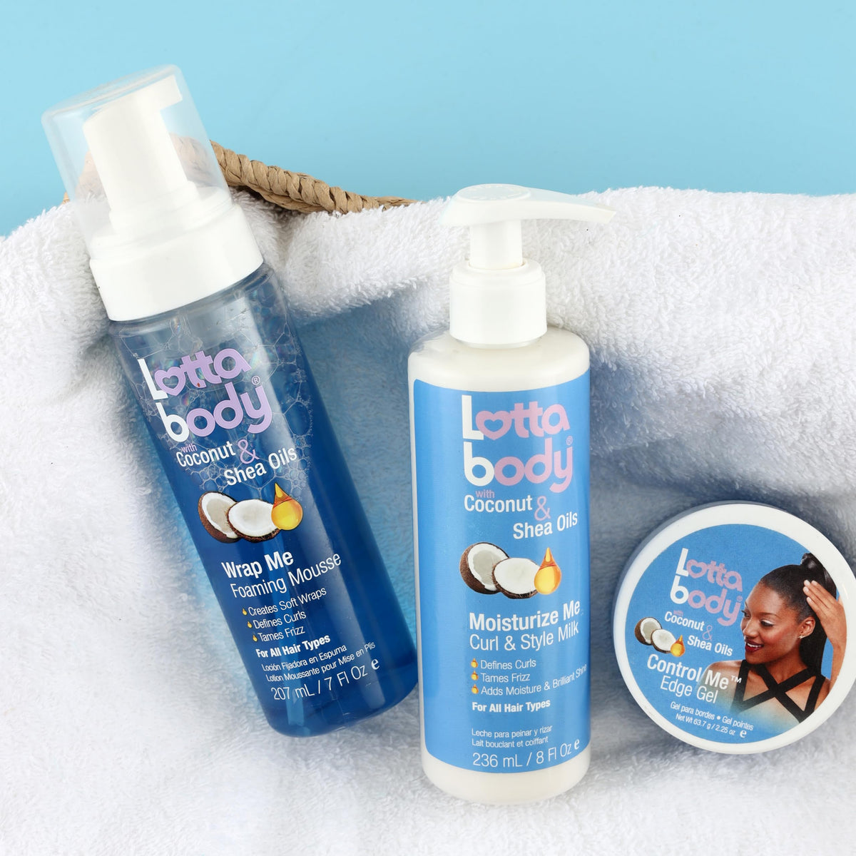 Lottabody Coconut & Shea Wrap Me Foaming Mousse, 7 oz