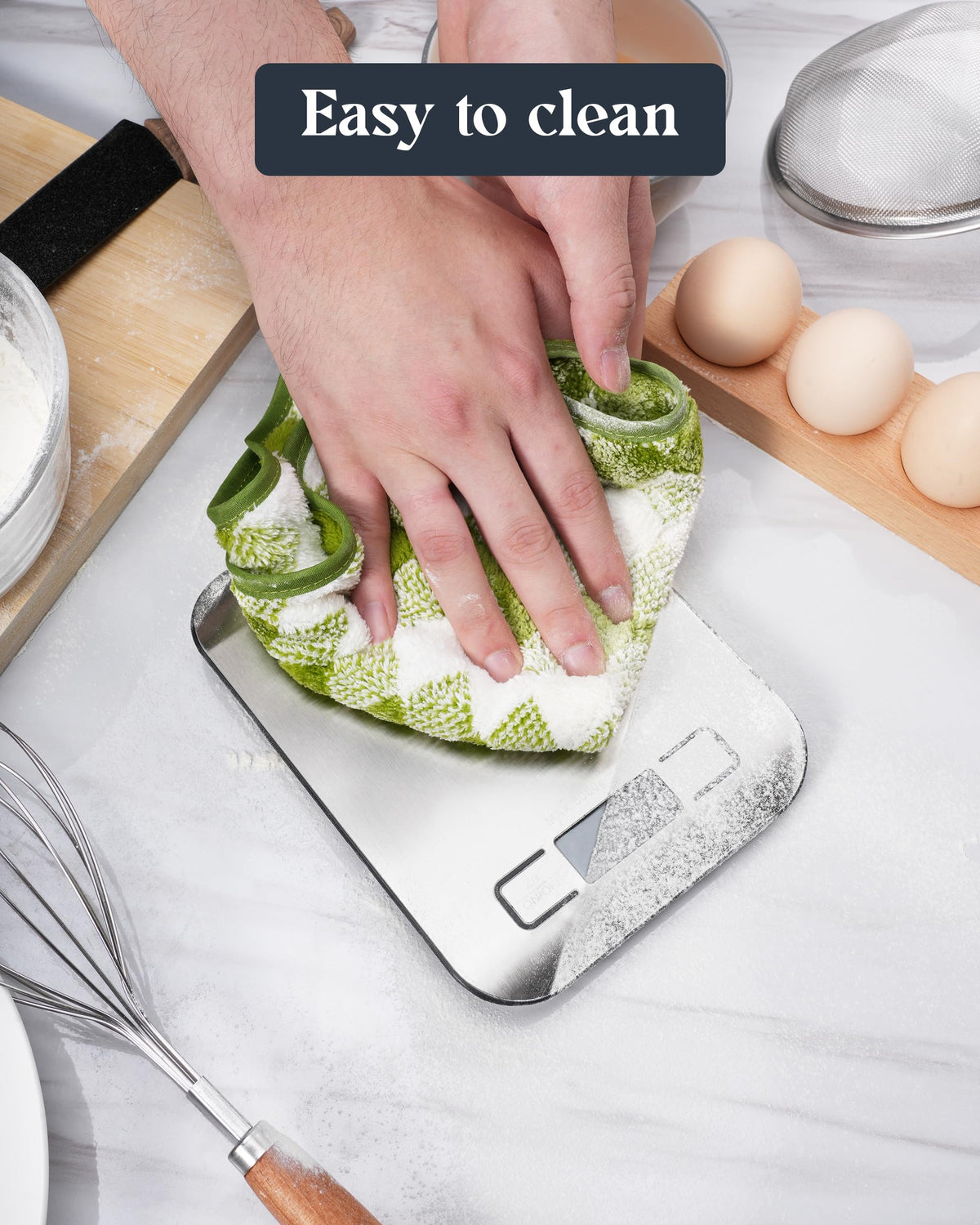 Tcsxady Food Scale, Digital Kitchen Scale with Grams & Ounces Units, 11lb