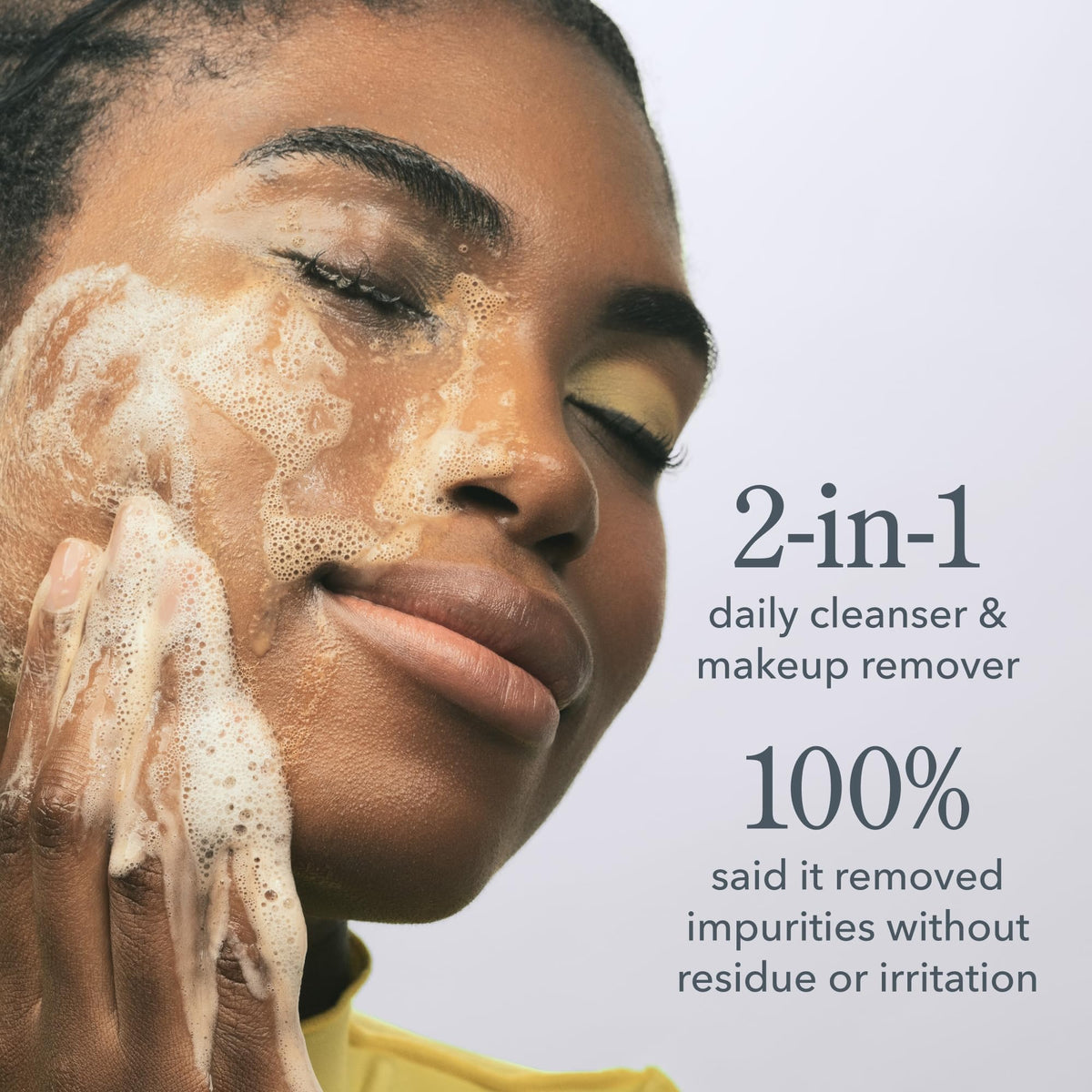 Beekman 1802 Micellar Milk Froth Face Wash, Fragrance Free, 5 fl oz