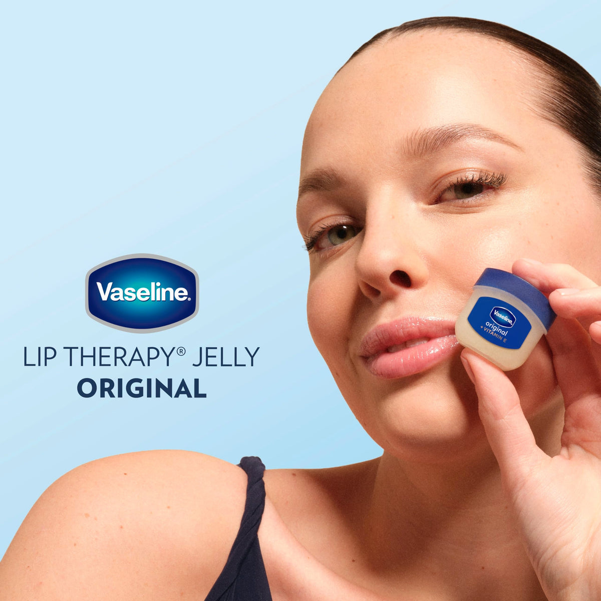 Vaseline Lip Therapy Original Mini Lip Balm, Hydrating Dry Lips 0.5oz 2ct