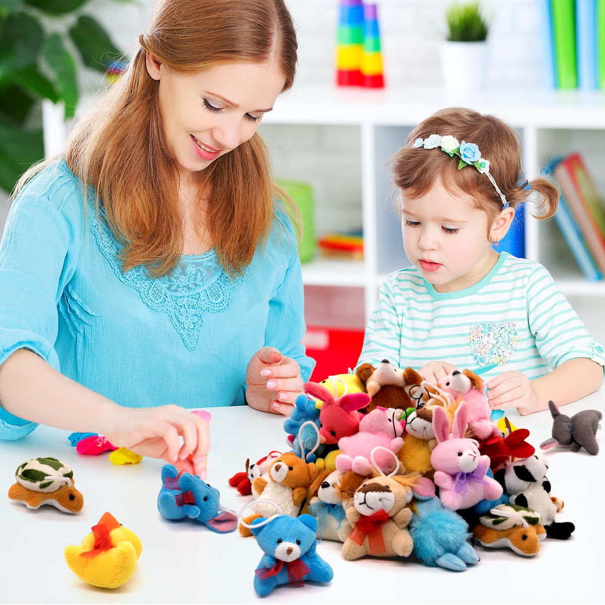 JoyRapt Small Stuffed Animals Bulk Gifts for Kids, Tiny Plushies Toys