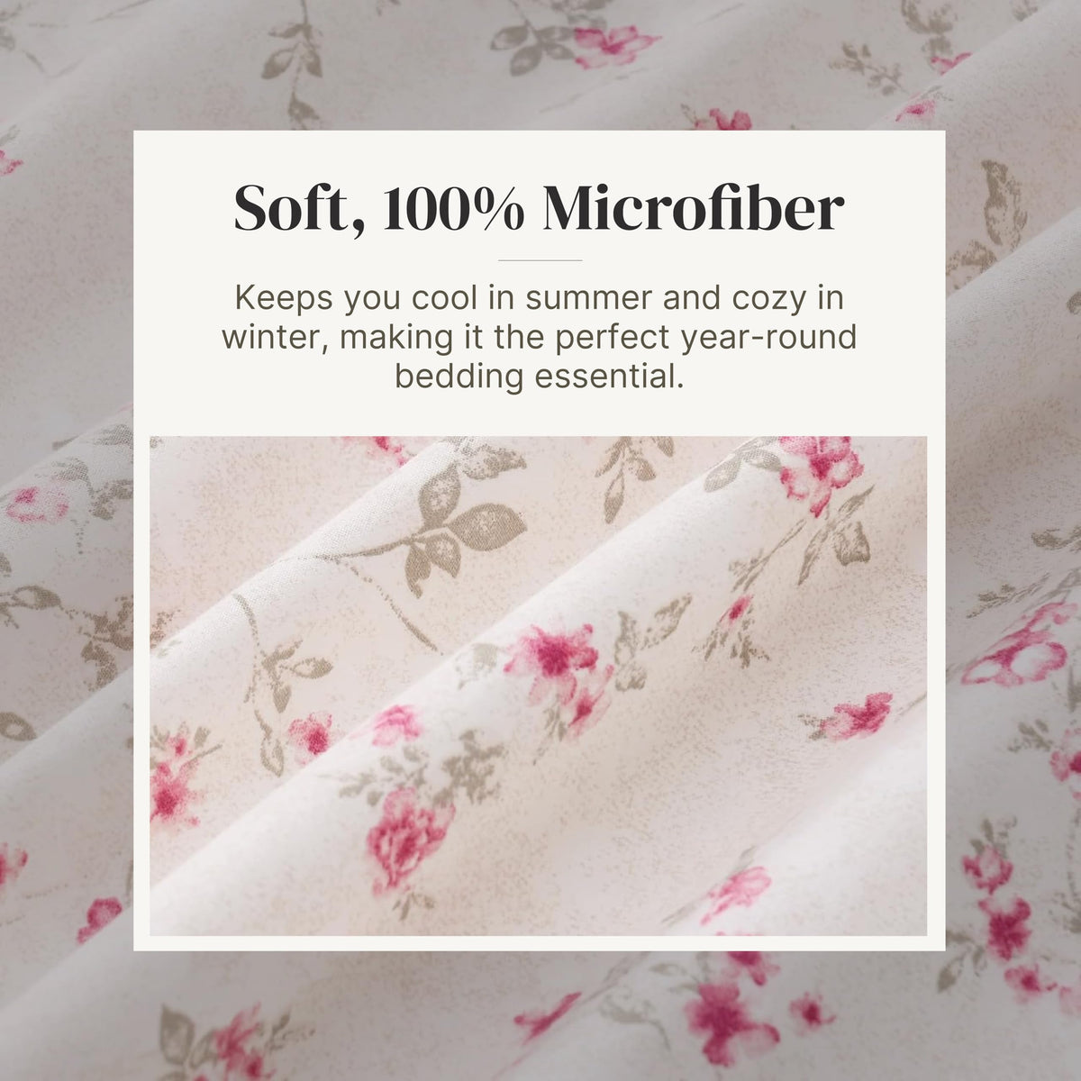 Modern Threads 4-Piece Ultra Soft Microfiber Bed Sheets Set