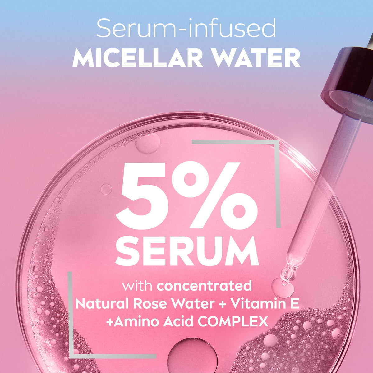 NIVEA Micellar Cleansing Water, Skin Breathe Rose MicellAIR, 400ml