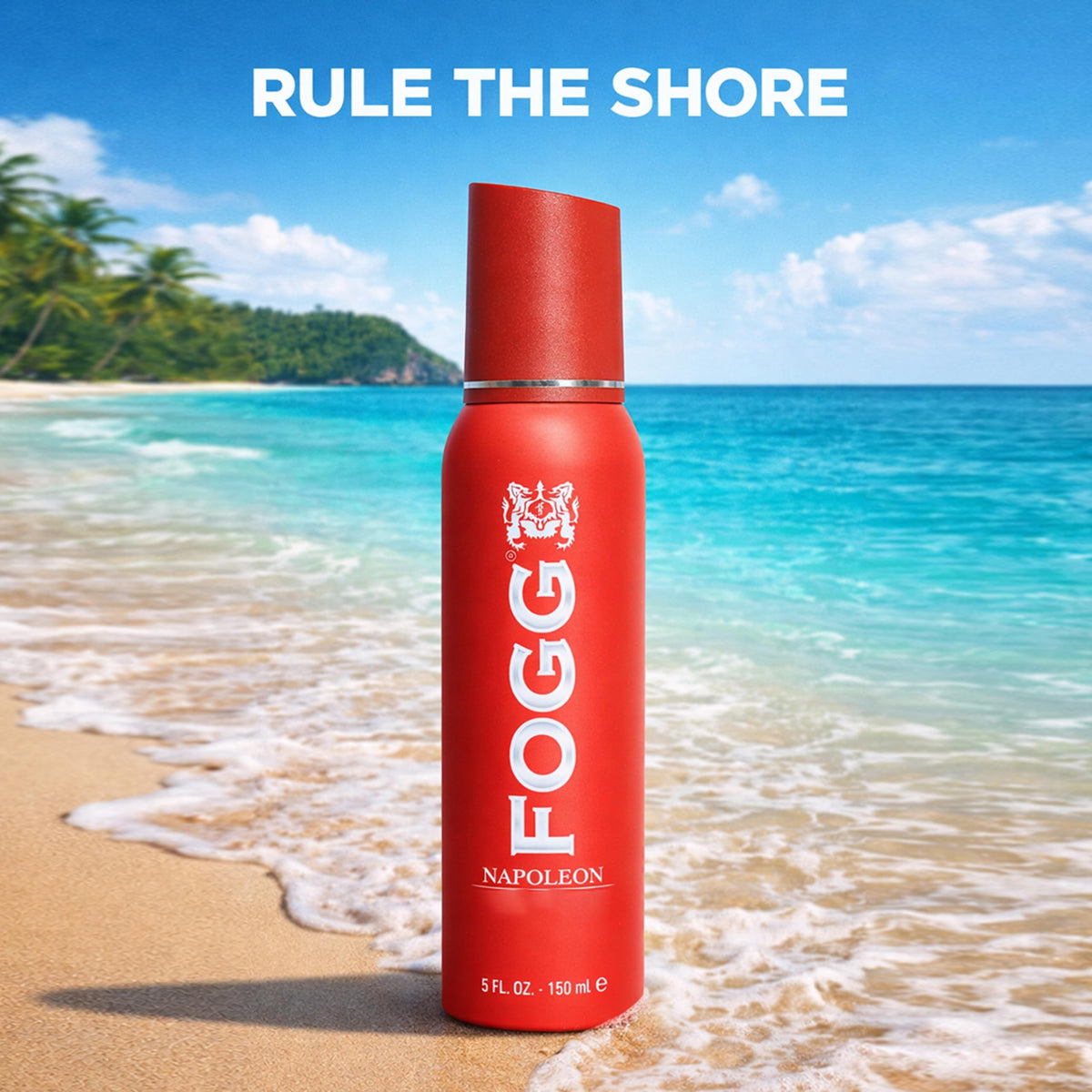 Napoleon by Fogg - Perfume-Based Body Spray for Men - Spicy Woody Fragrance Body Spray - Opens with Notes of Bergamot, Aldehydes, and Rose - 5 oz