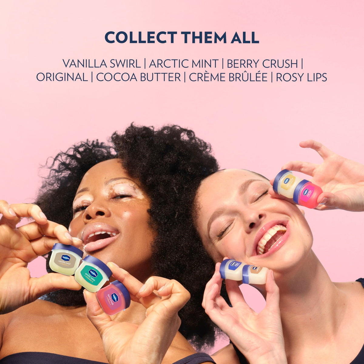 Vaseline Lip Therapy Rosy Lips Tinted Lip Balm, Moisturizing 0.5oz 2ct