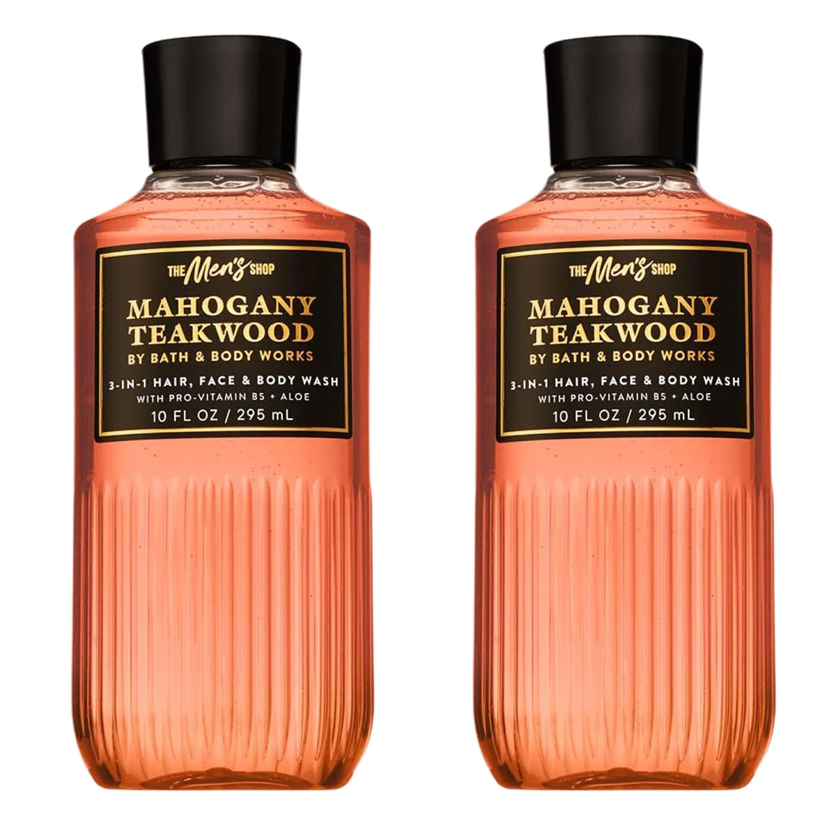 Bath & Body Works 3-in-1 Wash for Men, Mahogany Teakwood, 10 fl oz, 2 Pack