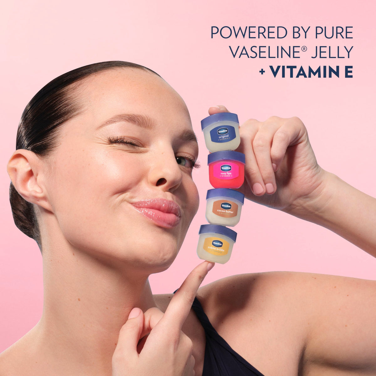 Vaseline Lip Therapy Rosy Lips Tinted Lip Balm, Moisturizing 0.5oz 2ct