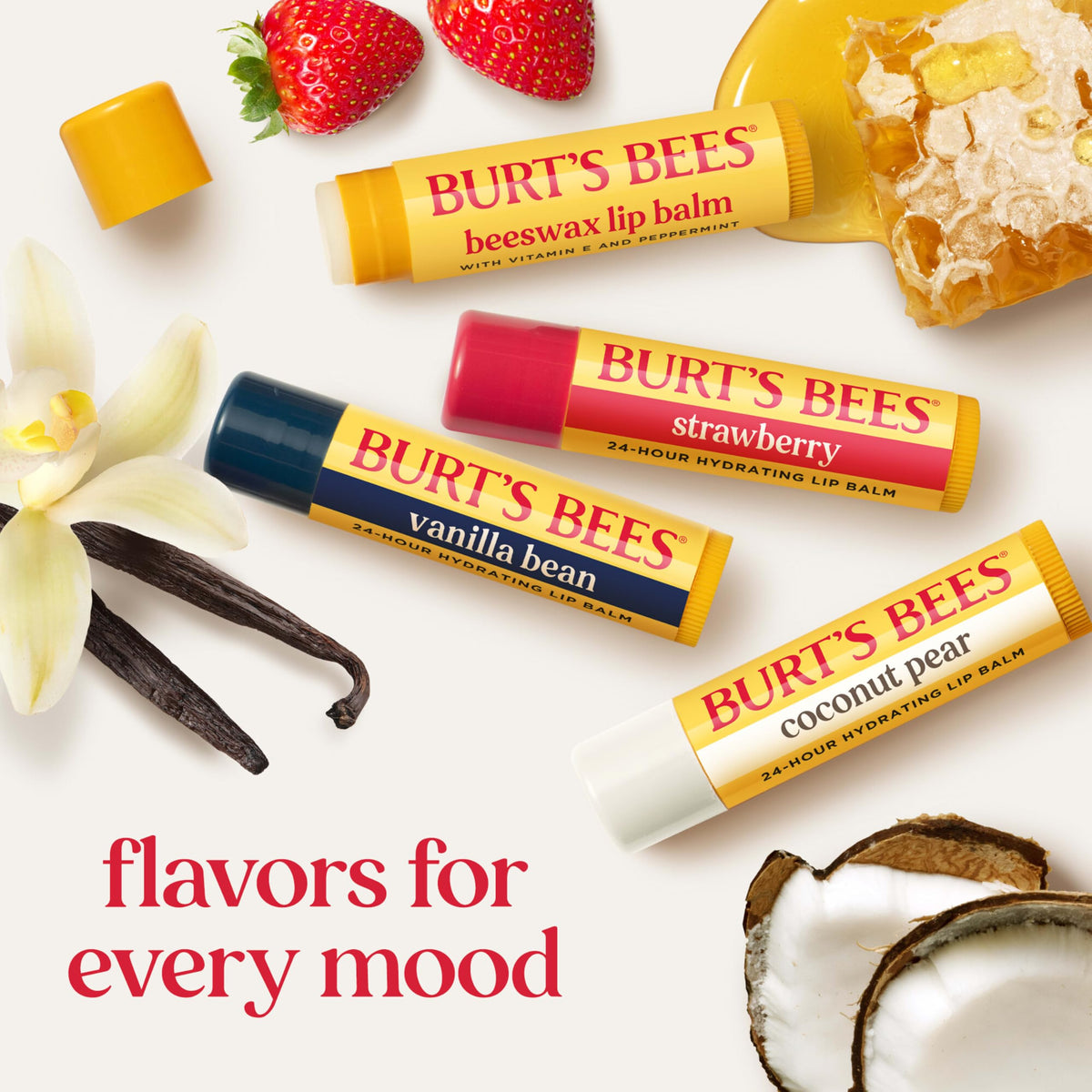 Burt's Bees 100% Natural Moisturizing Lip Balm (Superfruit)