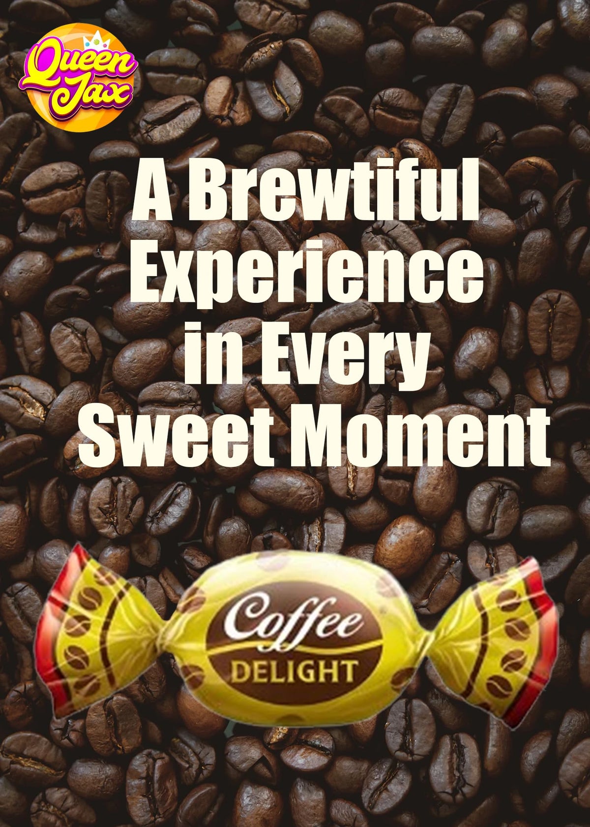Coffee Candy Bulk - 2 LB Coffee Delight Hard Candy (210 pcs) Coffee Snacks Made with Real Colombian Coffee - Coffee Hard Candy Bulk Individually