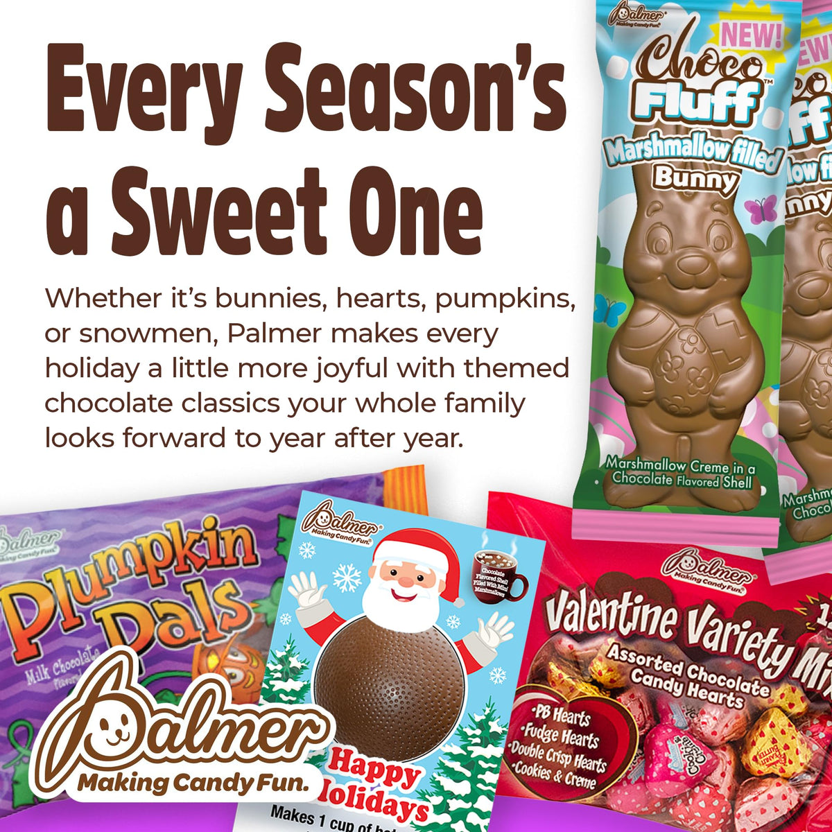 Palmer Peanut Butter Cups, Fall Themes of Chocolate Shells Filled with Creamy Homestyle Peanut Butter, Individually Wrapped Holiday Candy, Making