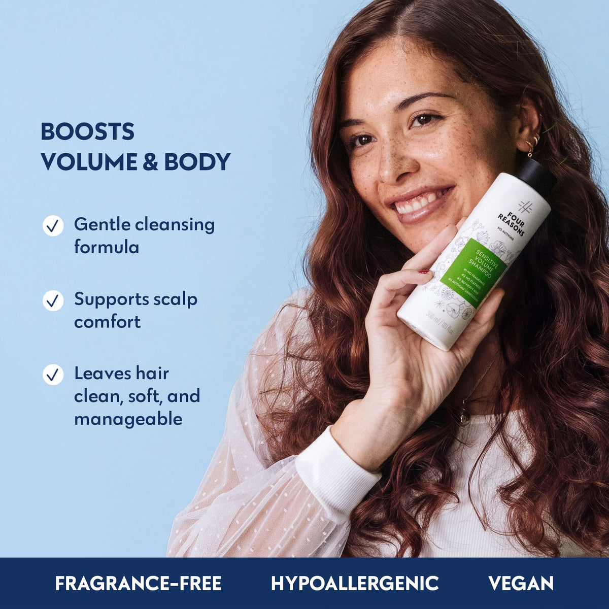 No nothing Volume Shampoo - Fragrance Free Volumizing Shampoo for Fine Hair