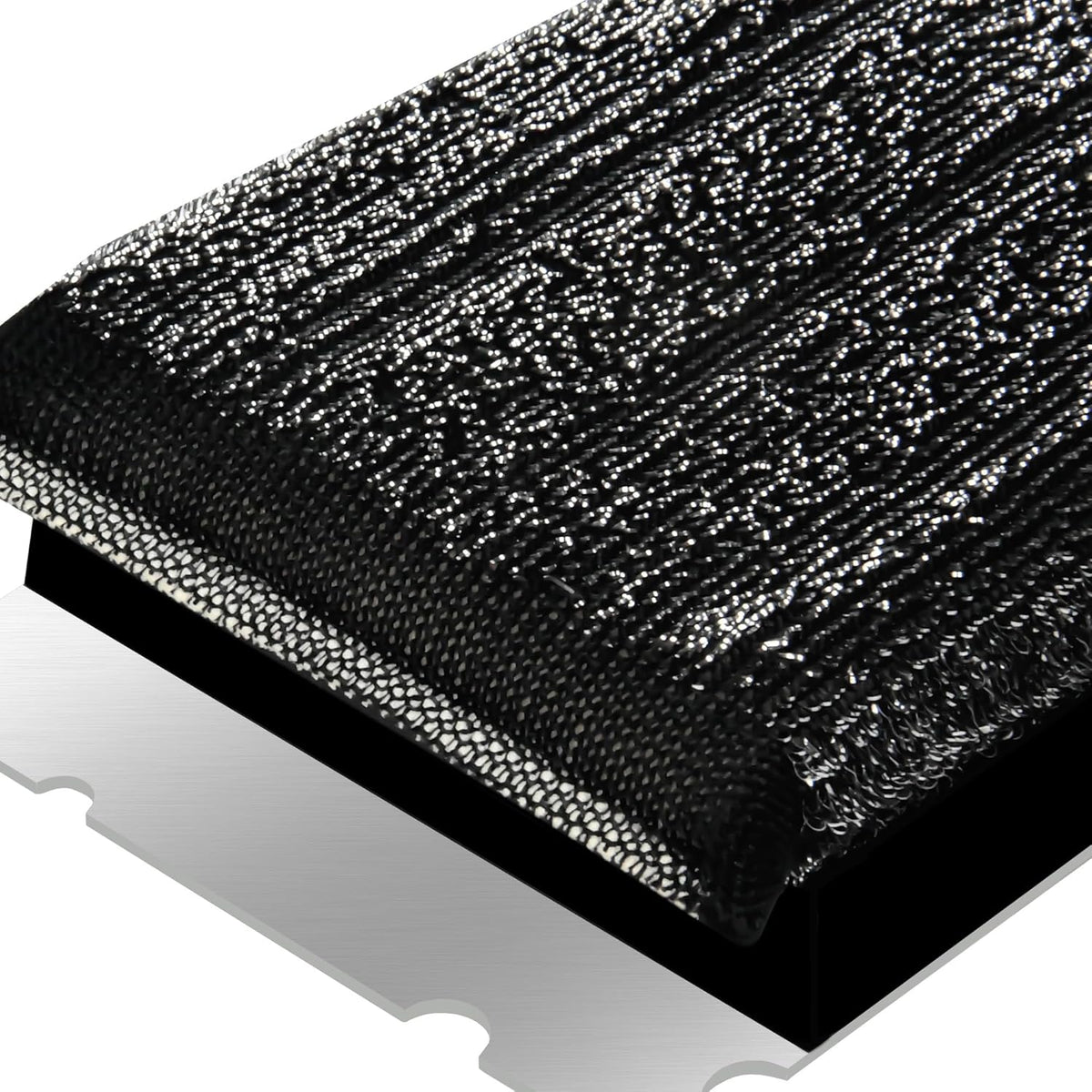 Bristle-Free BBQ Grill Brush & Scraper - Heavy Duty Barbecue Cleaner with Extended Handle‌