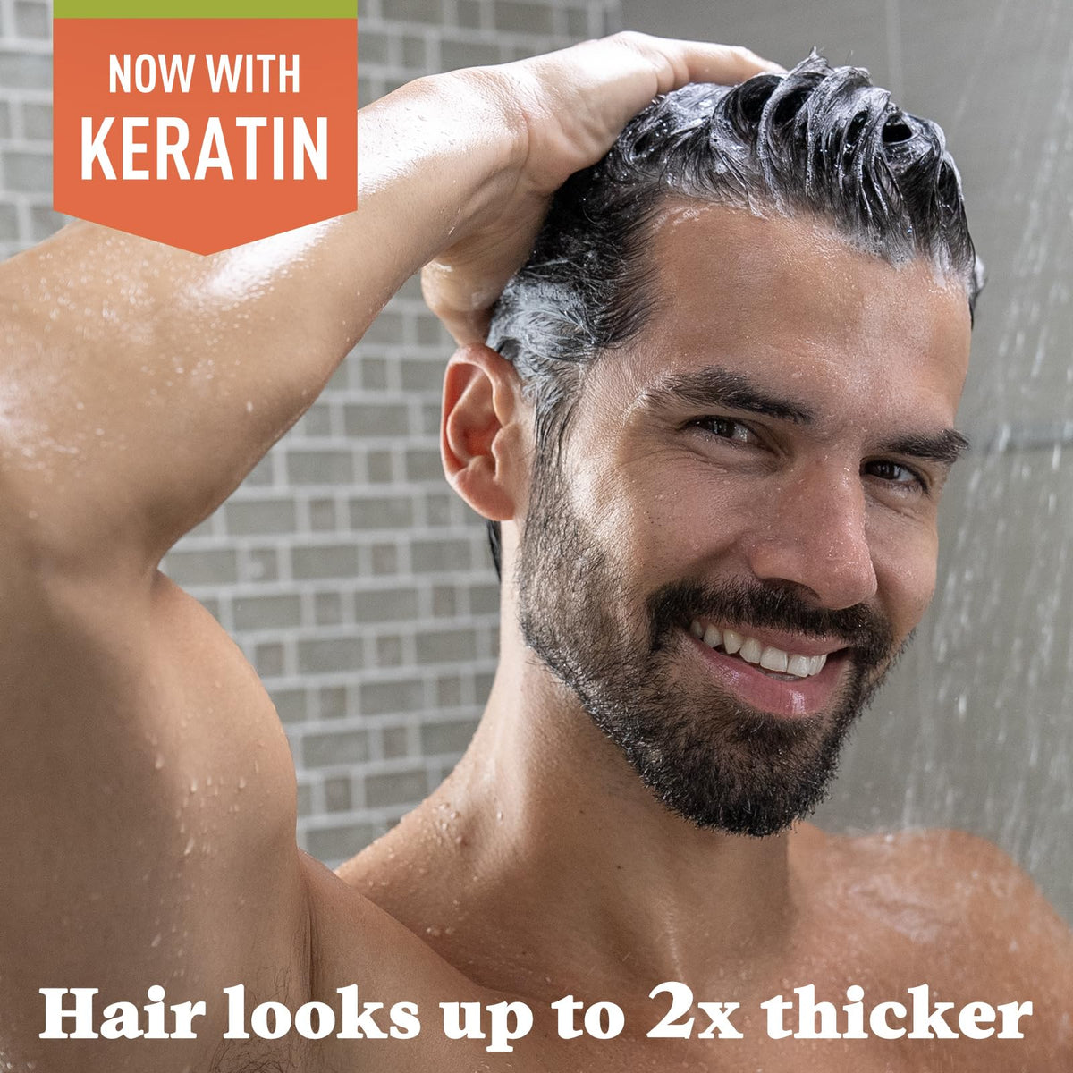 Just for Men Control GX Gray Reducing Shampoo, Keratin, 4 Fl Oz (1 Pack)