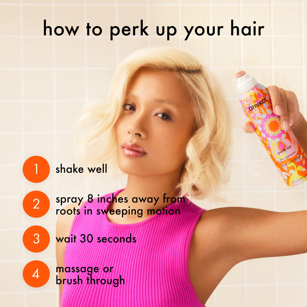 amika Perk Up Dry Shampoo, 5.3 oz. (Pack of 1)