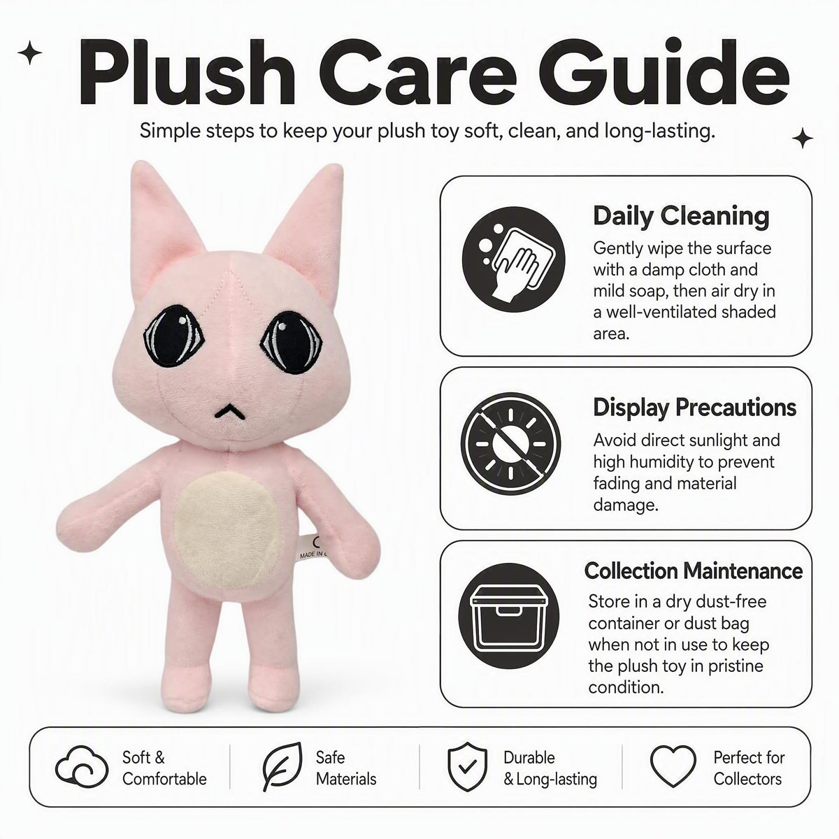 Animal Hospital Plush Toy,10.6″‌ Cute Secret Agent Anomaly Intern Plushies