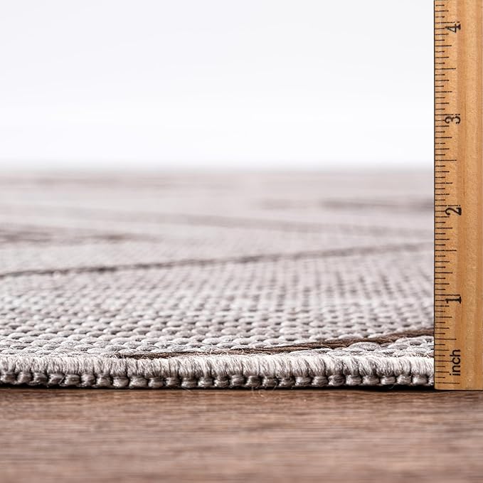 Keen Home Design Terrace Outdoor Throw Rug - 3x5 Washable Indoor/Outdoor Rug for Patio, Kitchen, Balcony, Beach, Garden, Deck and Porch, Size: 3'x5'