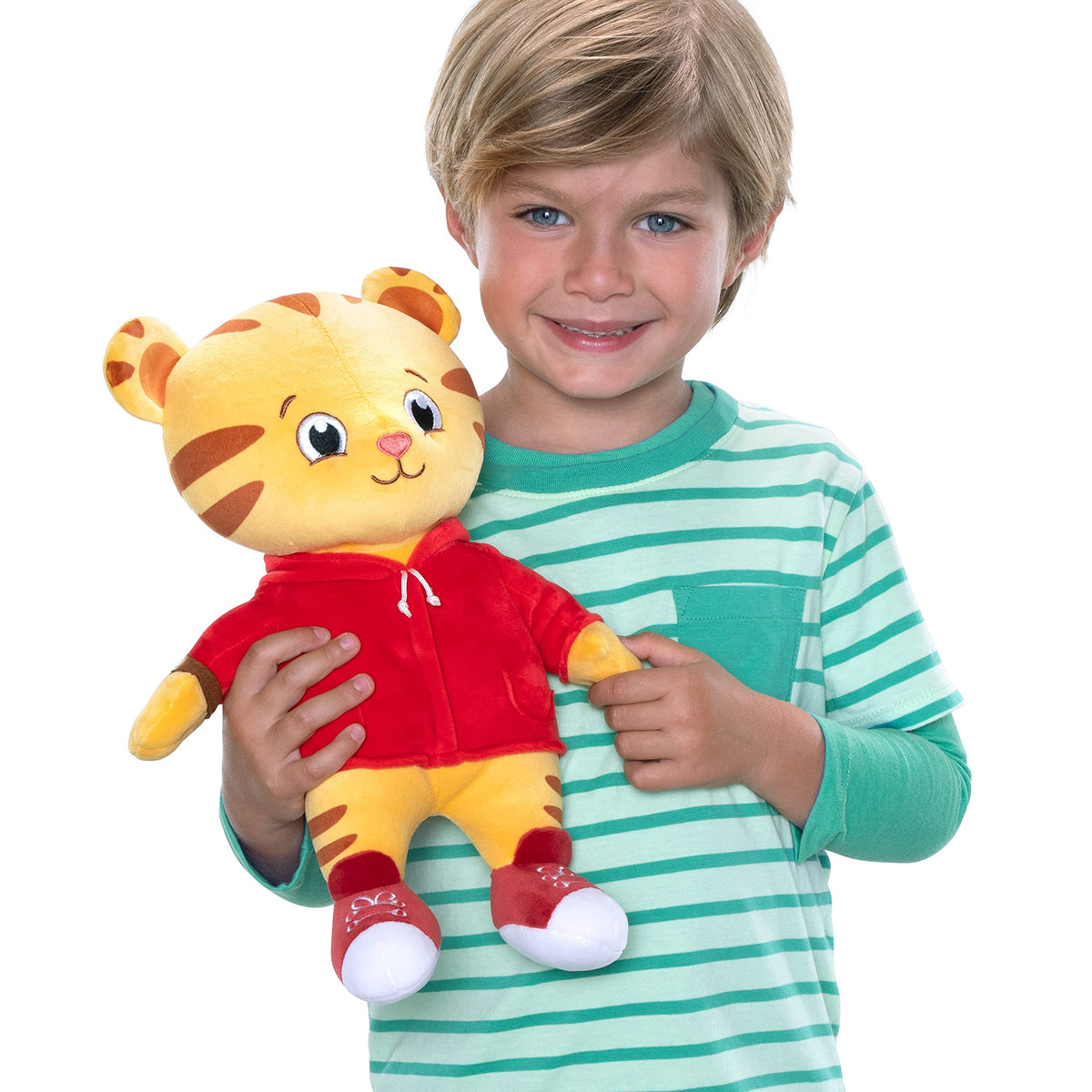 Daniel Tiger's Neighborhood Cuddle Up Daniel Tiger Plush Toy Super Soft Kids Character Stuffed Plush Toy - Polyester Microfiber - for Boy and Girls, 12 Inches Tall!