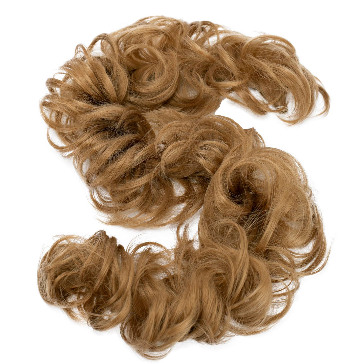Caisha Hairpiece Hair Wrap Heat-Resistant Synthetic Fibres Curly Messy Updo Honey Blonde Hw12