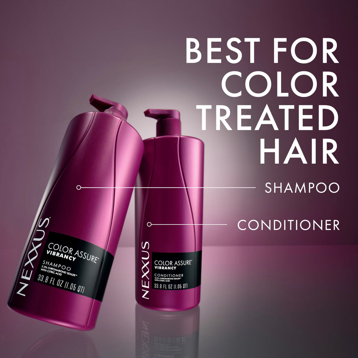Nexxus Color Assure Vibrancy Shampoo for Color Treated Hair, 33.8 fl oz