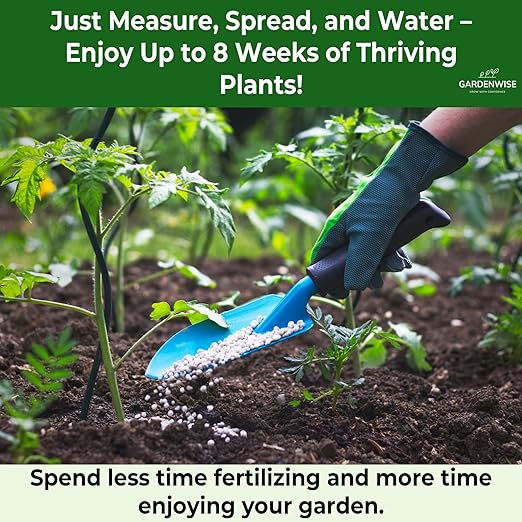 10-10-10 Plant Fertilizer Slow Release - 10 10 10 All Purpose Granular Garden Fertilizer for Vegetables, Tomato, Arborvitae, Shrubs, Rose, Flowers, Fruit, Fig Trees (1 Quart)