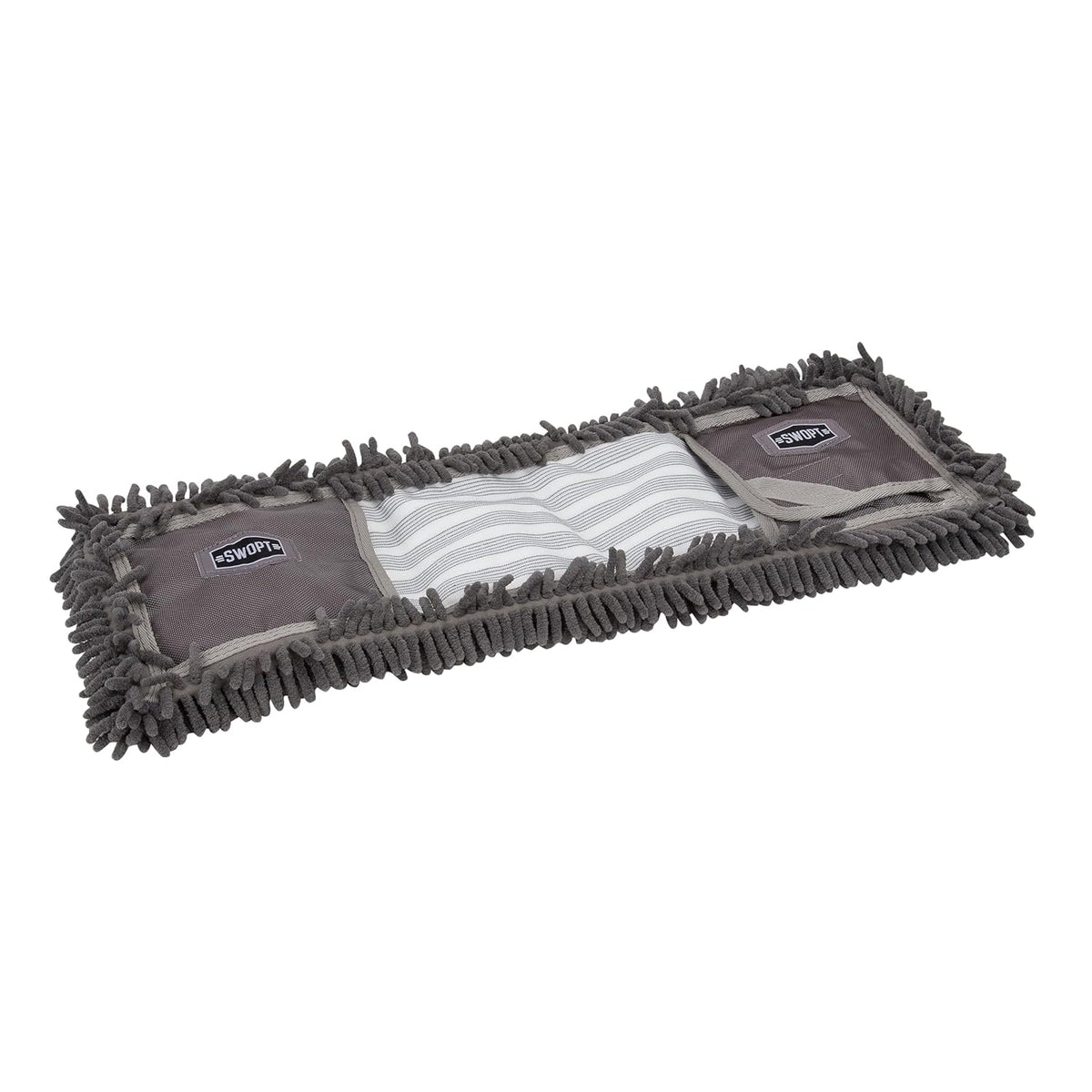 SWOPT 24” Microfiber Dust Mop Refill – Microfiber Cleaning Pads for Use on Wood, Laminate, Tile – Interchangeable with All SWOPT Cleaning Products for More Efficient Cleaning and Storage