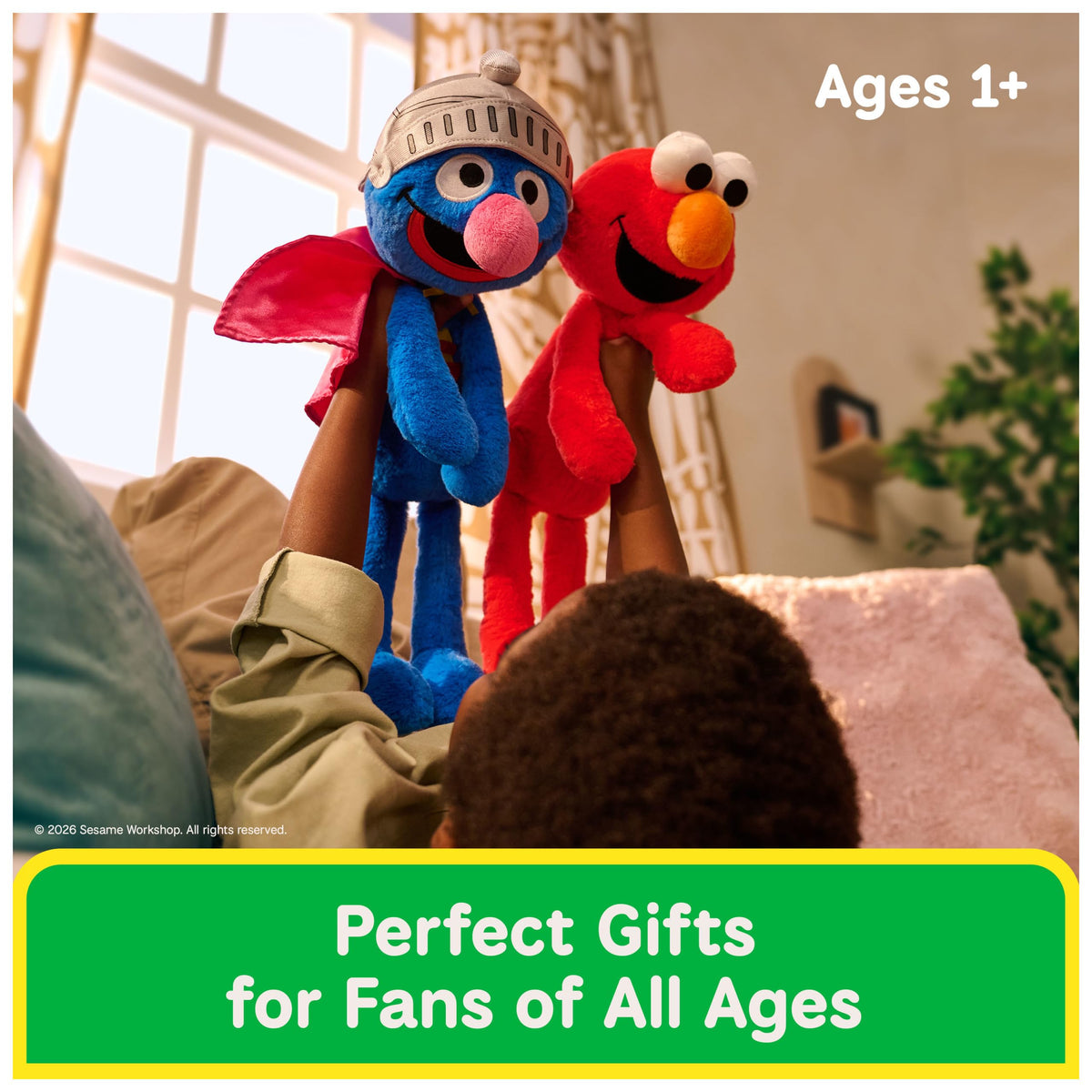 GUND Sesame Street Super Grover Toothpick 15-Inch Plush Toy, Ages 1+