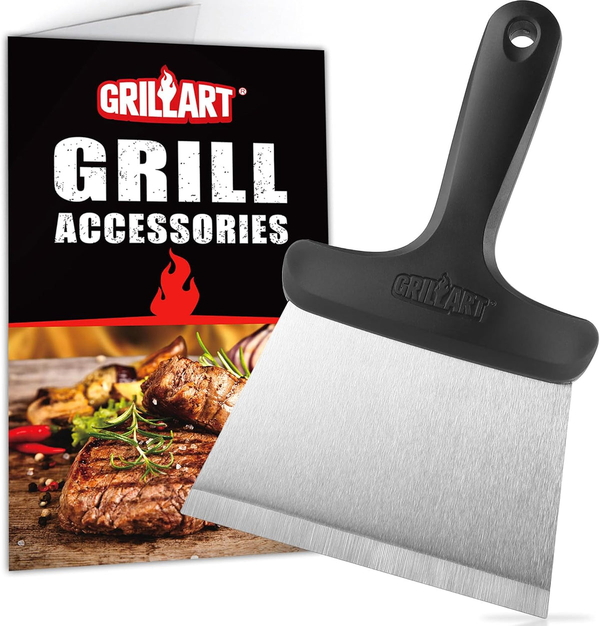GRILLART Grill Scraper Griddle Cleaning Kit for Blackstone, Flat Top Grill Cleaning Kit (Griddle Scraper Only)