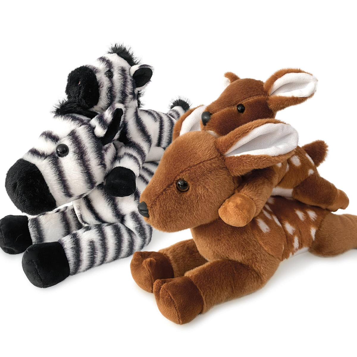 Hideekoog Deer Stuffed Animal for Kids,8 inch Realistic Animal Plush Toy,Plush Gift for Boys Girls Birthday (S-Deer)