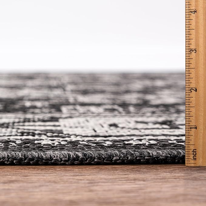 Keen Home Design Terrace Outdoor Area Rug - 9x12 Washable Indoor/Outdoor Rug for Patio, Kitchen, Balcony, Beach, Garden, Deck and Porch, Size: 8'10"x12'