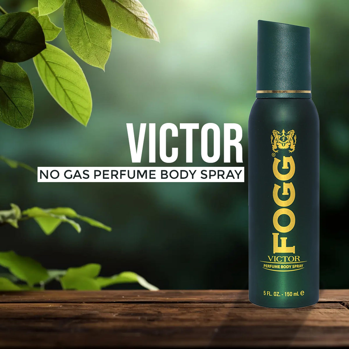 Victor by Fogg - Mens Body Spray - Fresh Spicy Woody Fragrance Body Spray - Top Notes of Grapefruit, Bergamot, Patchouli, and Cinnamon - 5 oz