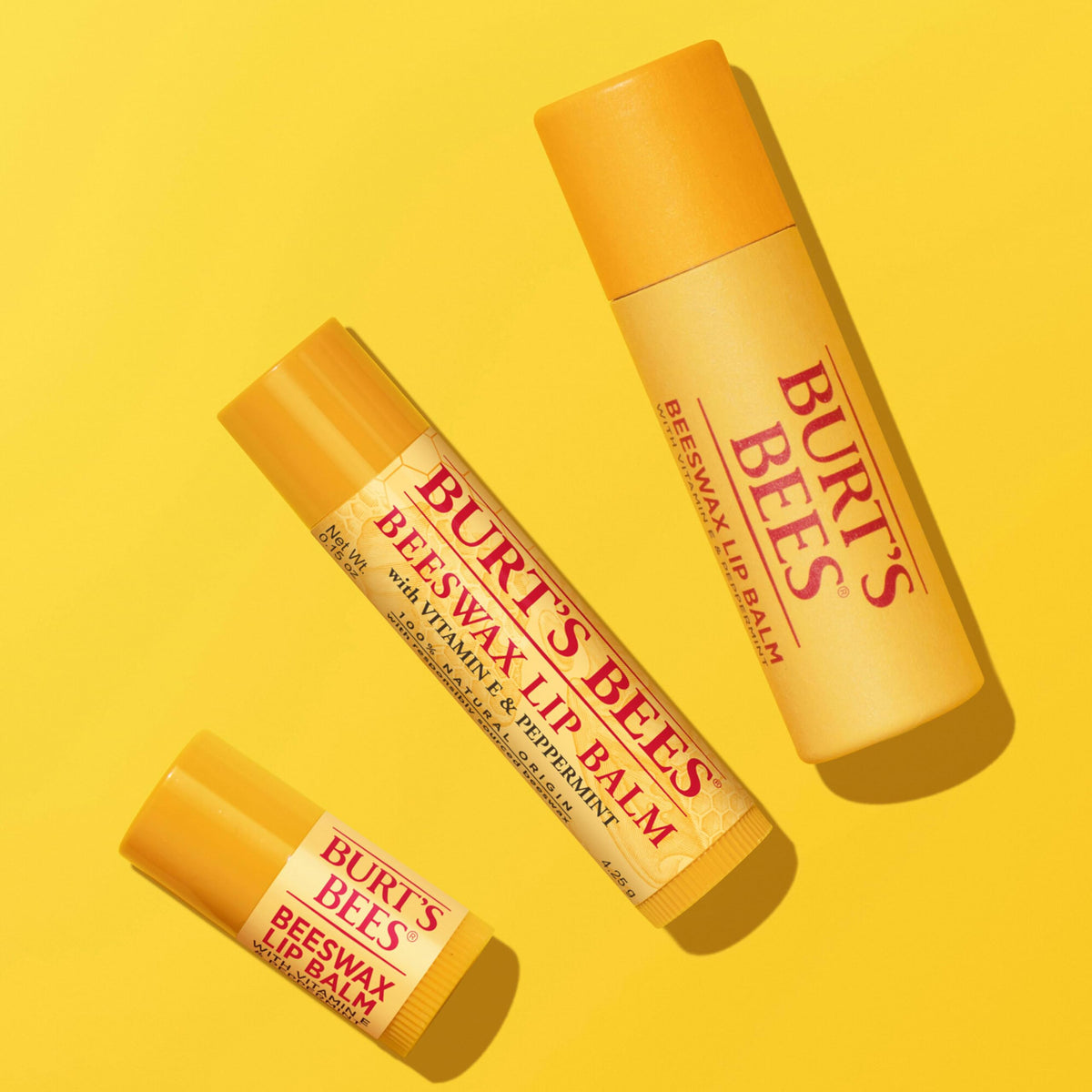 Burt's Bees Lip Balm, Original Beeswax, 0.15 oz., 12 Tubes