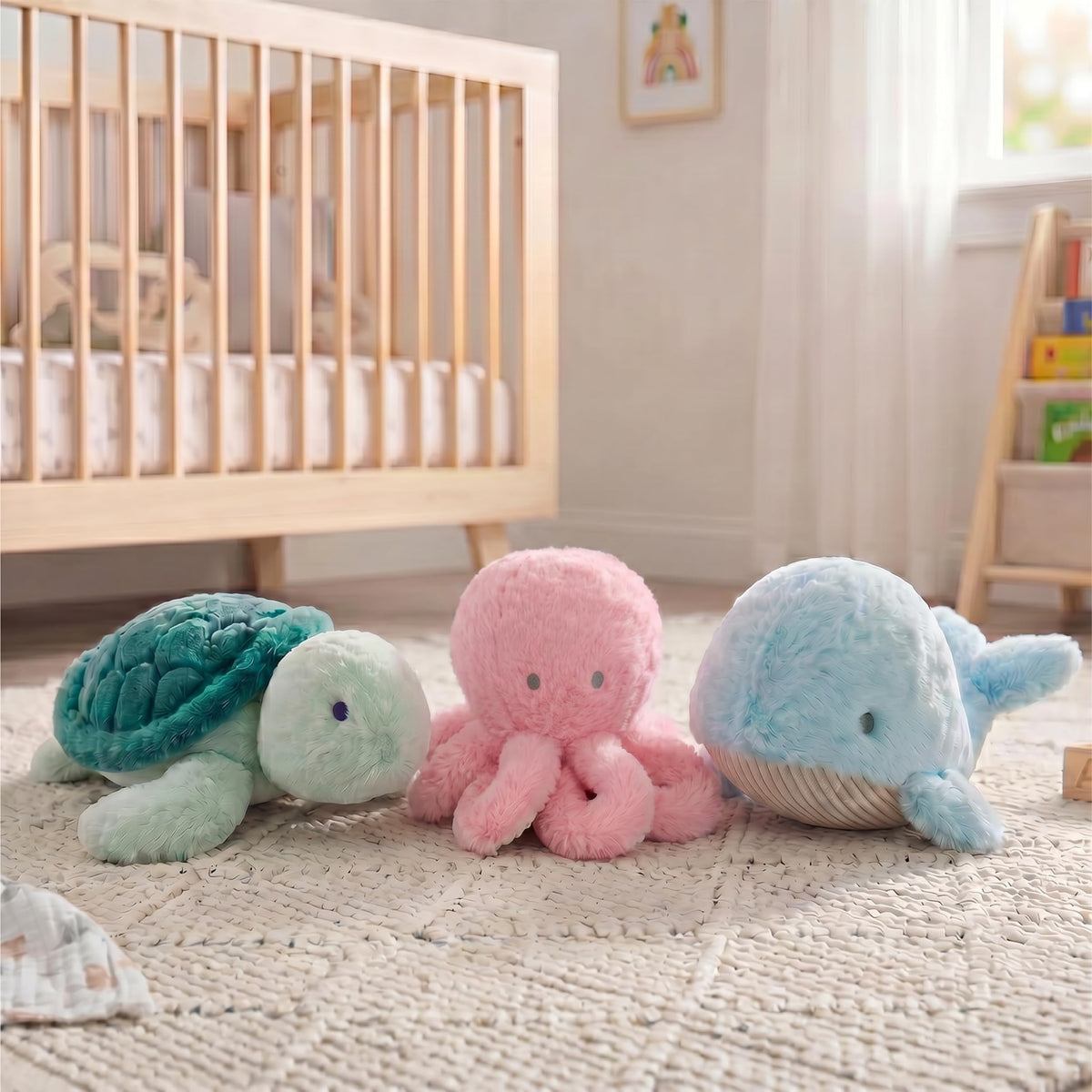 Snuggle Buddies Olivia Octopus Stuffed Animal, Soft Plush Toy for Ages 0+
