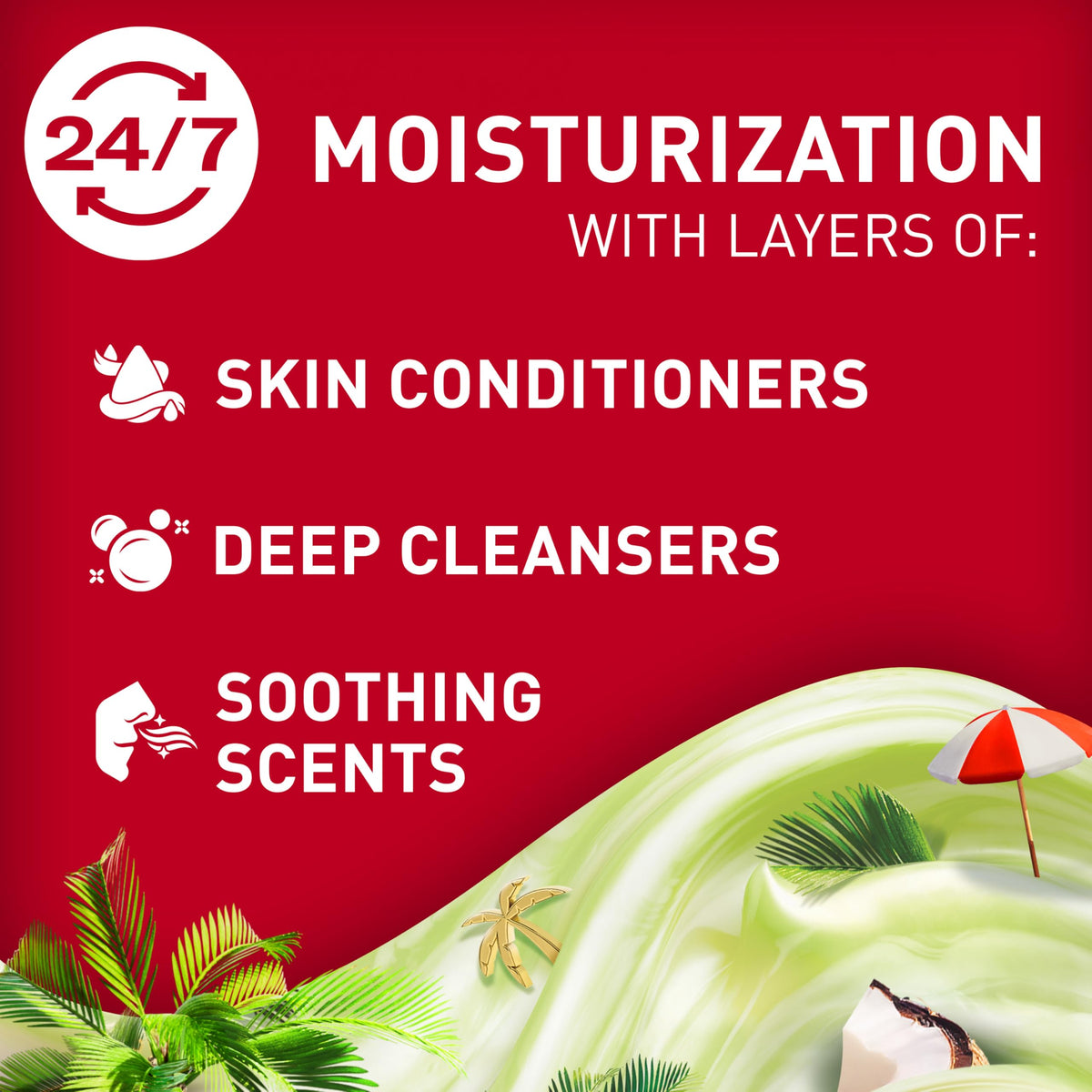Old Spice GentleMan’s Super Hydration Body Wash for Men, Moisturizing Shower Gel for Dry Skin, 24/7 Renewing Moisture with Skin Conditioners, Fiji with Palm Trees + Coconut Scent, 20 oz