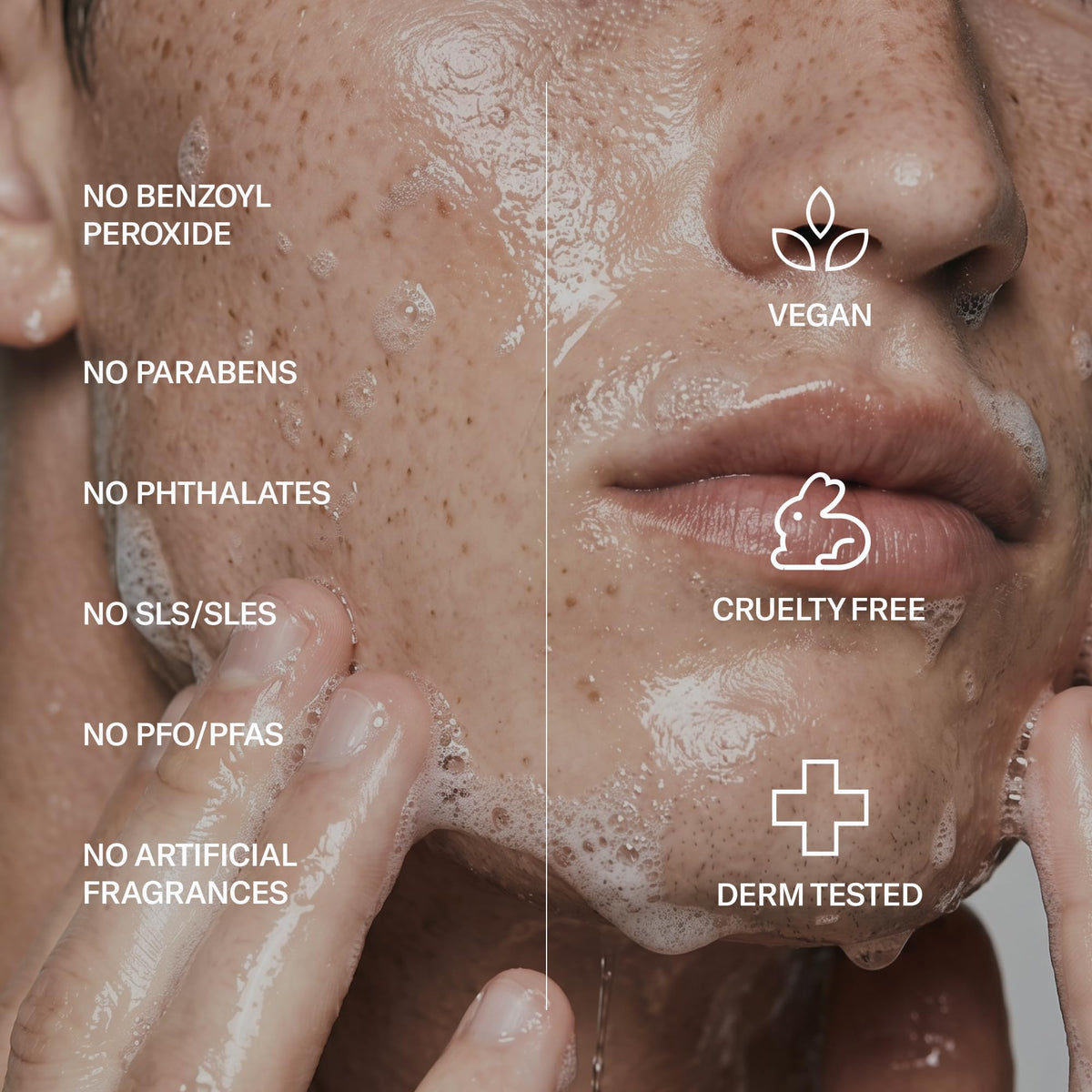 Geologie Acne Control Face Wash and Anti-Pimple Pack Bundle, Salicylic Acid, Spot Treatment, Hydrocolloid Pimple Patches, BPO-Free, 2-Piece Set