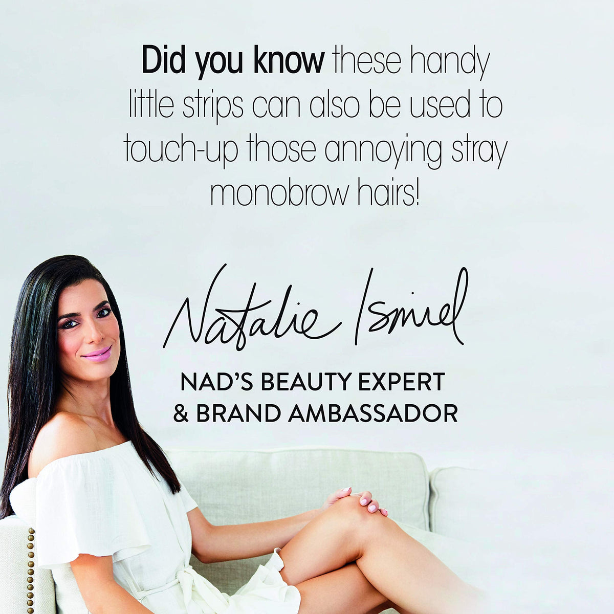 Nad's Facial Wax Strips - Hypoallergenic All Skin Types - Facial Hair Removal For Women - At Home Waxing Kit with 20 Face Wax Strips + 4 Calming Oil Wipes + Skin Protection Powder