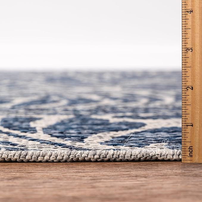 Keen Home Design Terrace Outdoor Area Rug - 10x14 Washable Indoor/Outdoor Rug for Patio, Kitchen, Balcony, Beach, Garden, Deck and Porch, Size: 10'x14'
