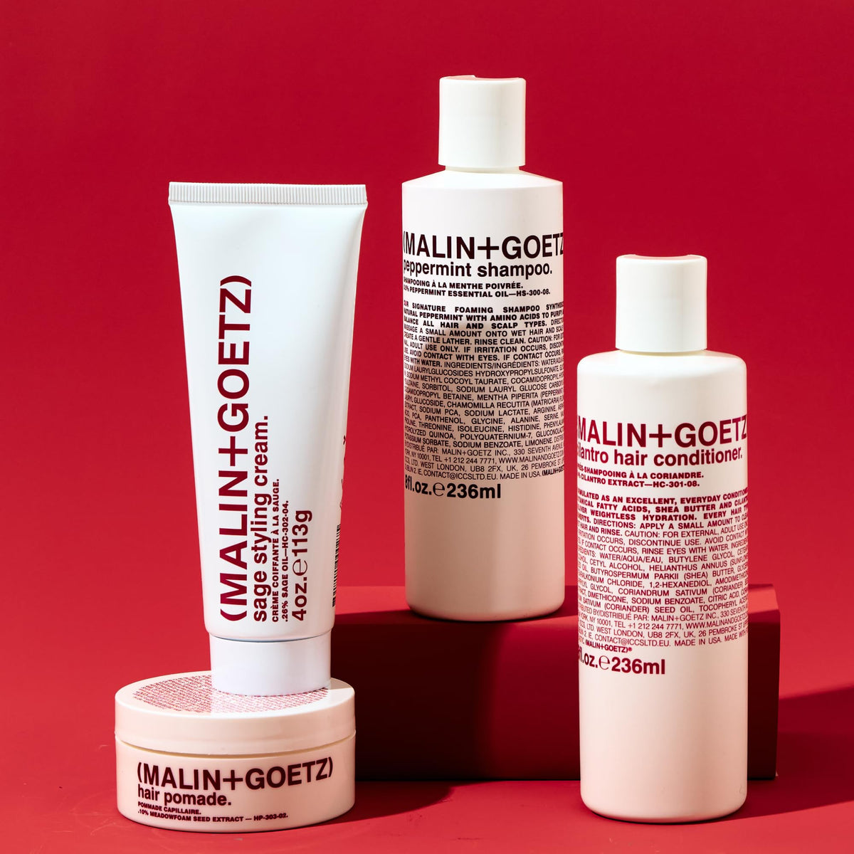 MALIN+GOETZ Peppermint Shampoo, A Clarifying Daily Cleanser, 16 fl oz
