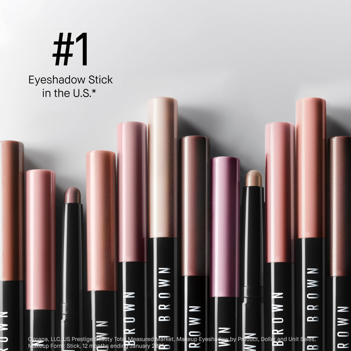 Bobbi Brown Long-Wear Cream Shadow Stick | 24-Hour Eyeshadow Stick | High-Pigment, Buildable Shades with Three Finishes, 0.05 Ounce, Bellini