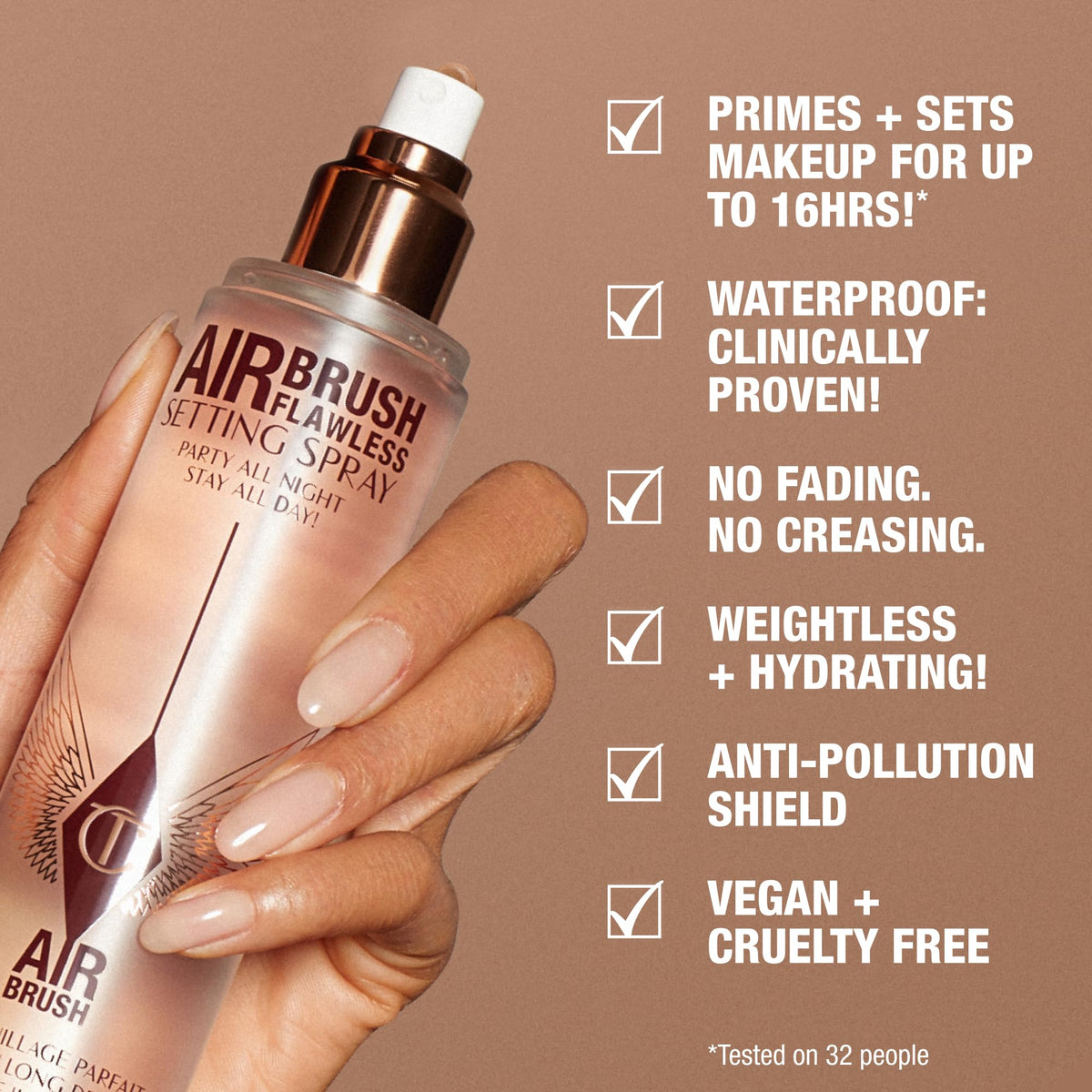 Charlotte Tilbury Airbrush Flawless Setting Spray - Hydrating & Waterproof